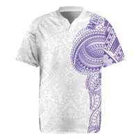 Traditional Polynesian Art Tattoos Rugby Jersey Purple Color LT03 Purple - Polynesian Pride