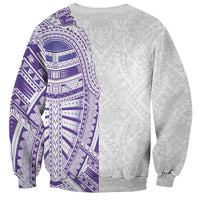 Traditional Polynesian Art Tattoos Sweatshirt Purple Color LT03 - Polynesian Pride