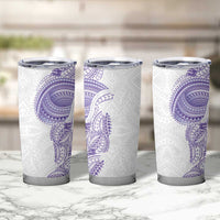 Traditional Polynesian Art Tattoos Tumbler Cup Purple Color - Polynesian Pride