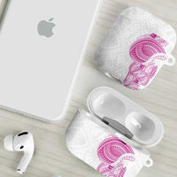 Traditional Polynesian Art Tattoos AirPods Case Pink Color LT03 - Polynesian Pride