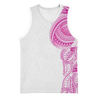Traditional Polynesian Art Tattoos Basketball Jersey Pink Color LT03 Unisex Pink - Polynesian Pride