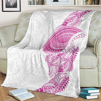 Traditional Polynesian Art Tattoos Blanket Pink Color - Polynesian Pride