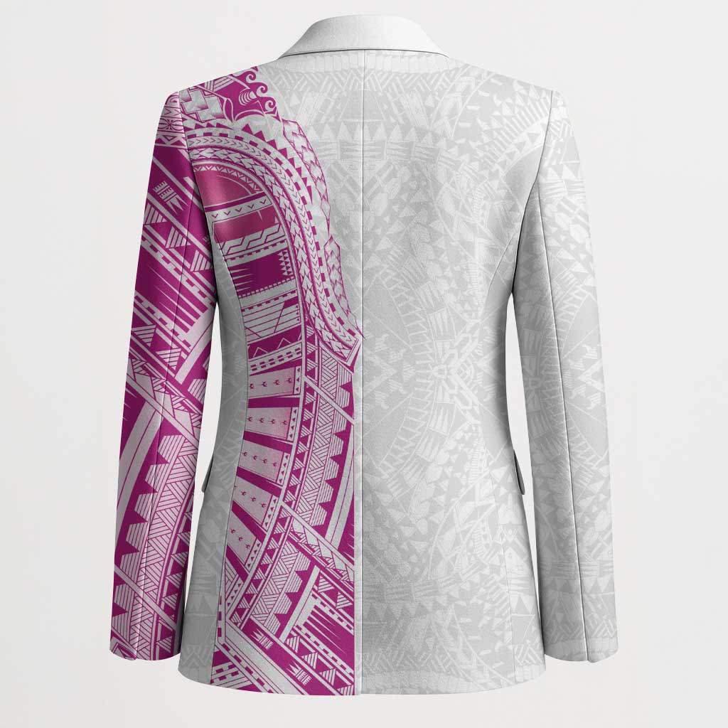 Traditional Polynesian Art Tattoos Blazer Pink Color LT03 - Polynesian Pride