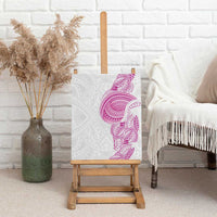 Traditional Polynesian Art Tattoos Canvas Wall Art Pink Color LT03 - Polynesian Pride