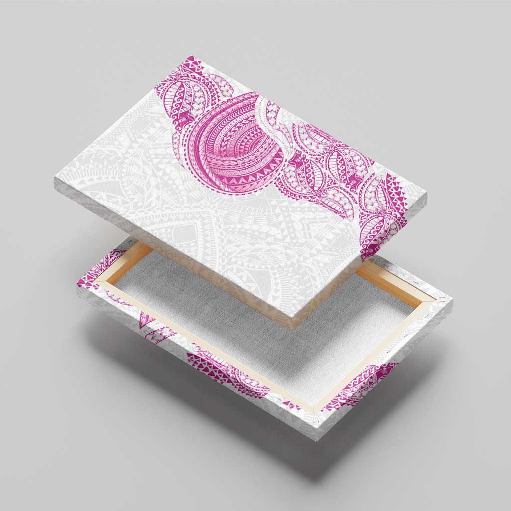 Traditional Polynesian Art Tattoos Canvas Wall Art Pink Color LT03 - Polynesian Pride