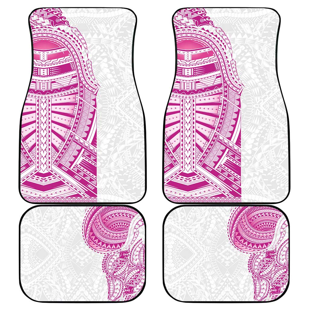 Traditional Polynesian Art Tattoos Car Mats Pink Color LT03 - Polynesian Pride