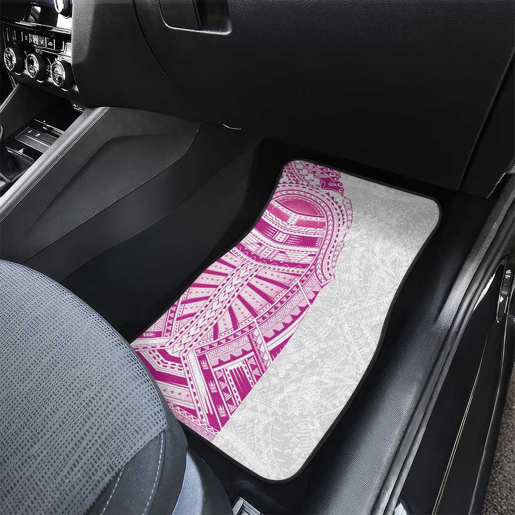 Traditional Polynesian Art Tattoos Car Mats Pink Color LT03 - Polynesian Pride