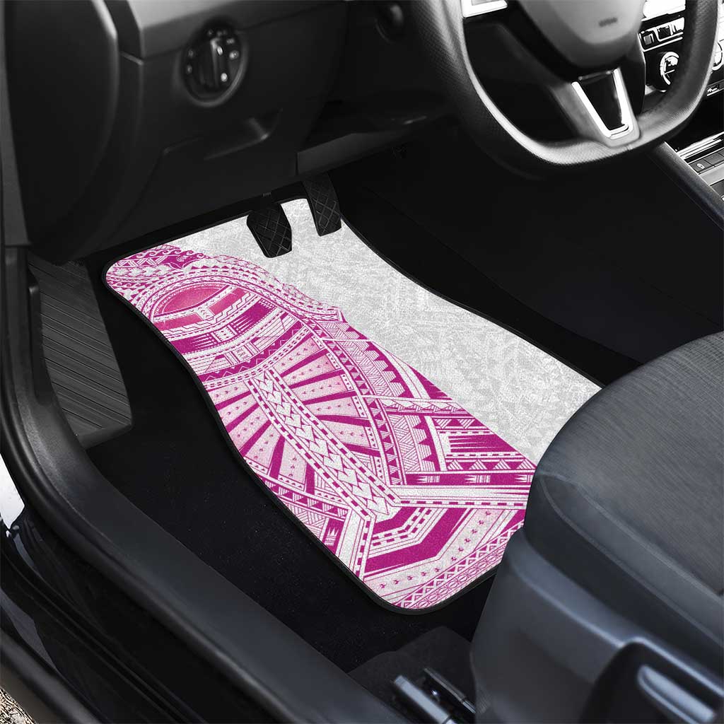 Traditional Polynesian Art Tattoos Car Mats Pink Color LT03 - Polynesian Pride