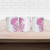 Traditional Polynesian Art Tattoos Ceramic Mug Pink Color LT03 - Polynesian Pride