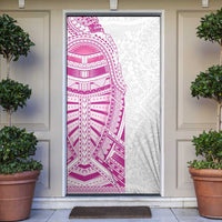 Traditional Polynesian Art Tattoos Door Cover Pink Color - Polynesian Pride