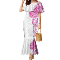 Traditional Polynesian Art Tattoos Mermaid Dress Pink Color - Polynesian Pride