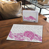 Traditional Polynesian Art Tattoos Puzzle Pink Color LT03 - Polynesian Pride