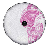 Traditional Polynesian Art Tattoos Spare Tire Cover Pink Color - Polynesian Pride