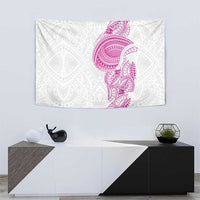 Traditional Polynesian Art Tattoos Tapestry Pink Color - Polynesian Pride