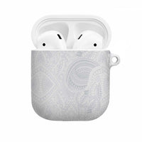Lotu Tamaiti AirPods Case Traditional Samoan Art Tattoos LT03 White - Polynesian Pride