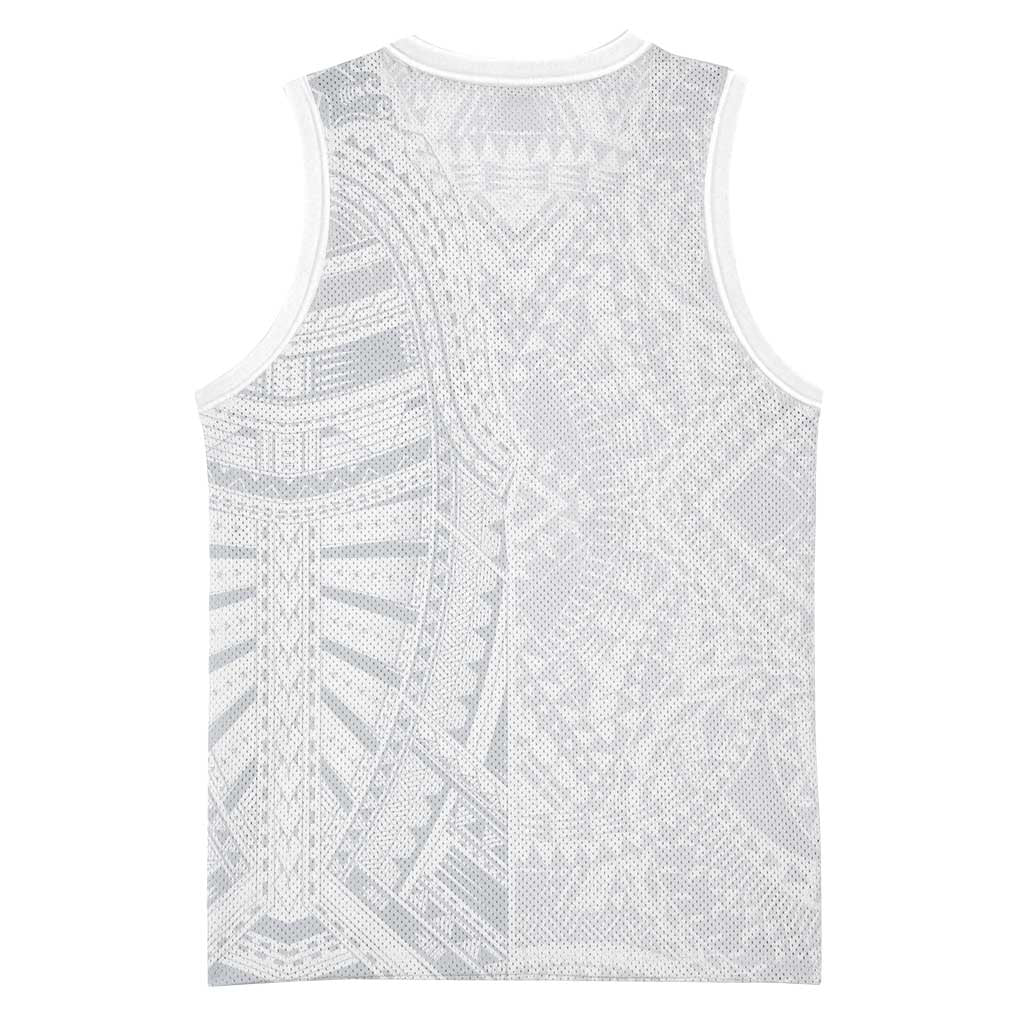 Lotu Tamaiti Basketball Jersey Traditional Samoan Art Tattoos LT03 - Polynesian Pride