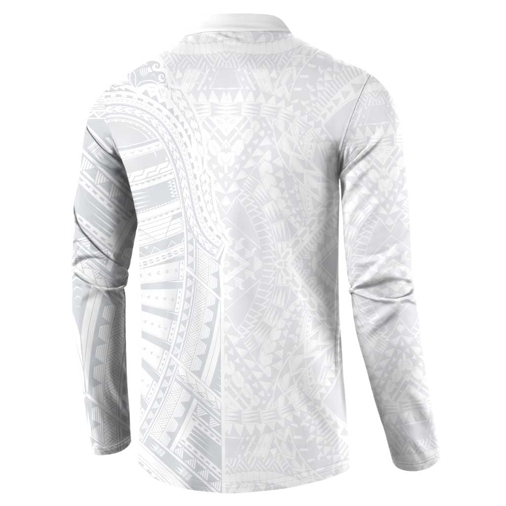 Lotu Tamaiti Button Sweatshirt Traditional Samoan Art Tattoos LT03 - Polynesian Pride