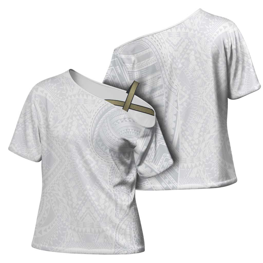 Lotu Tamaiti Cross Shoulder Shirt Traditional Samoan Art Tattoos LT03 - Polynesian Pride