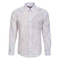 Lotu Tamaiti Family Matching Off Shoulder Short Dress and Hawaiian Shirt Traditional Samoan Art Tattoos - Polynesian Pride