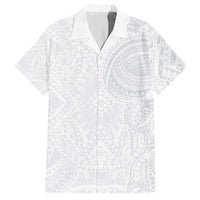 Lotu Tamaiti Hawaiian Shirt Traditional Samoan Art Tattoos LT03 White - Polynesian Pride