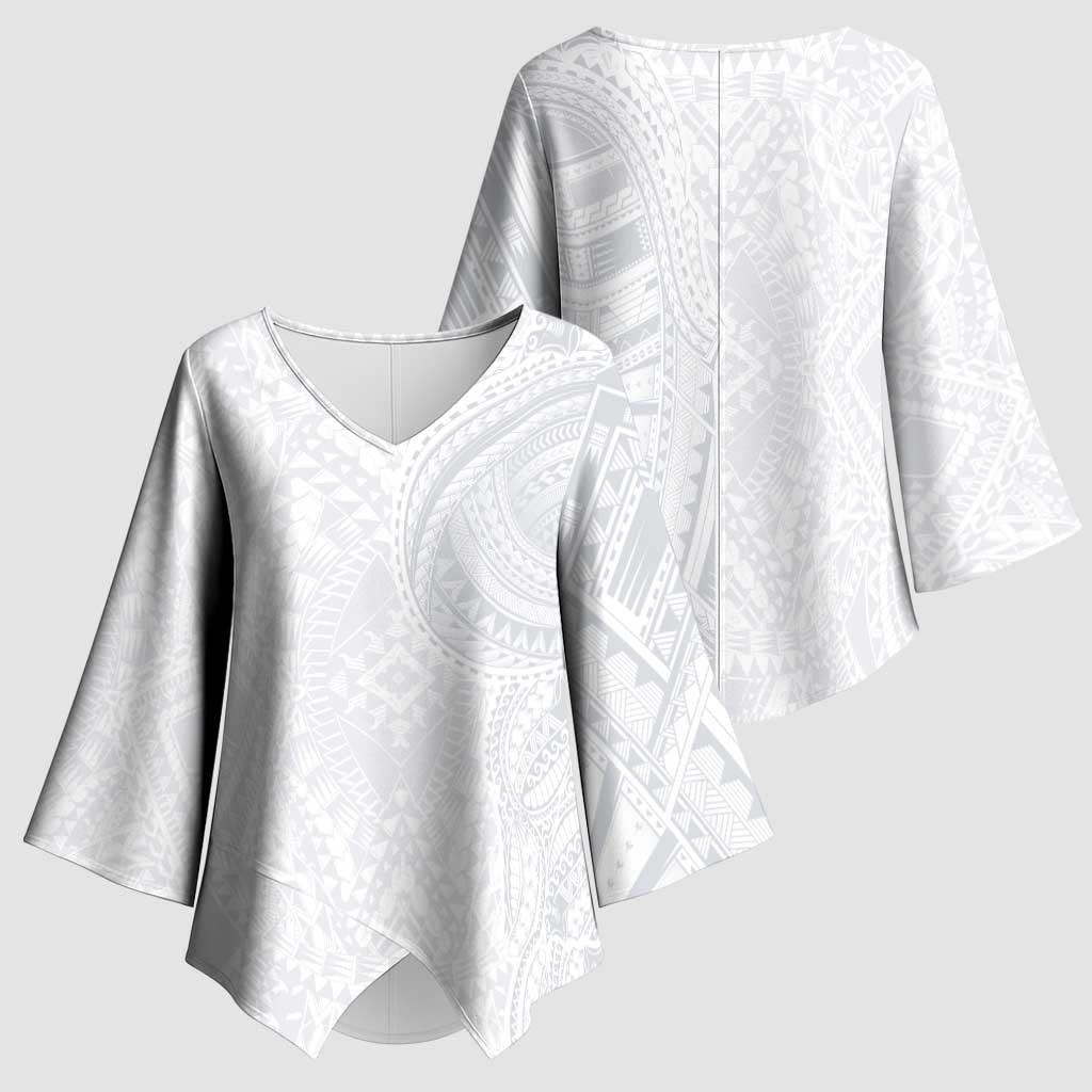 Lotu Tamaiti Kimono Sleeve Blouse Traditional Samoan Art Tattoos LT03 - Polynesian Pride