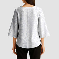 Lotu Tamaiti Kimono Sleeve Blouse Traditional Samoan Art Tattoos LT03 - Polynesian Pride
