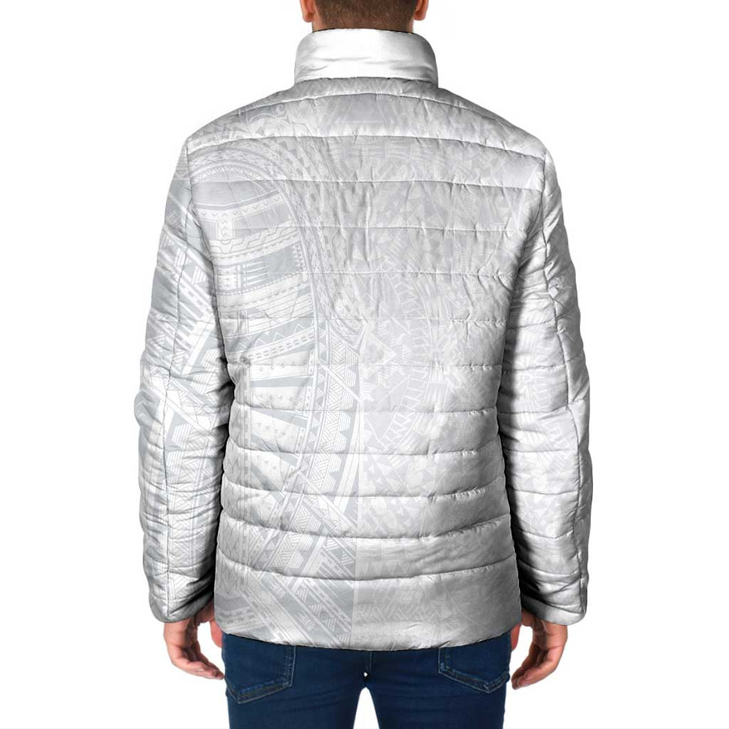 Lotu Tamaiti Padded Jacket Traditional Samoan Art Tattoos LT03 - Polynesian Pride