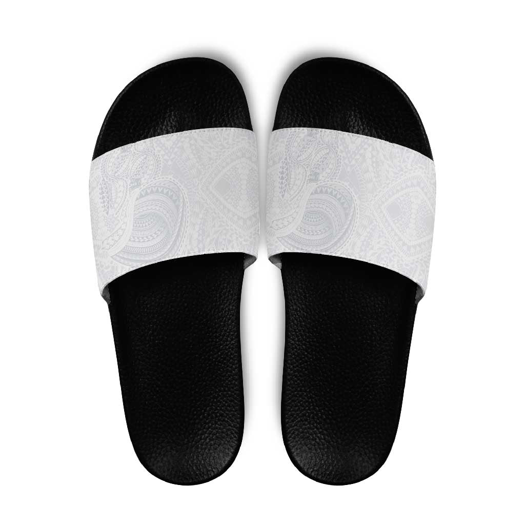 Lotu Tamaiti Slide Sandals Traditional Samoan Art Tattoos - Polynesian Pride