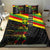 Kanaka Maoli Running Bedding Set Kakau Pattern with Kanaka Maoli Flag Color