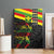 Kanaka Maoli Running Canvas Wall Art Kakau Pattern with Kanaka Maoli Flag Color