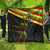 Kanaka Maoli Running Quilt Kakau Pattern with Kanaka Maoli Flag Color