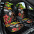 Kanaka Maoli Ikaika Warrior Car Seat Cover Hibiscus Kakau Art and Tapa Tribal Pattern