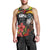 Kanaka Maoli Ikaika Warrior Men Tank Top Hibiscus Kakau Art and Tapa Tribal Pattern