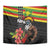 Kanaka Maoli Ikaika Warrior Tapestry Hibiscus Kakau Art and Tapa Tribal Pattern