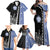 Fiji Queen Victoria School Family Matching Off Shoulder Maxi Dress and Hawaiian Shirt Tapa and Polynesian Tribal Pattern Half Style LT03 - Polynesian Pride