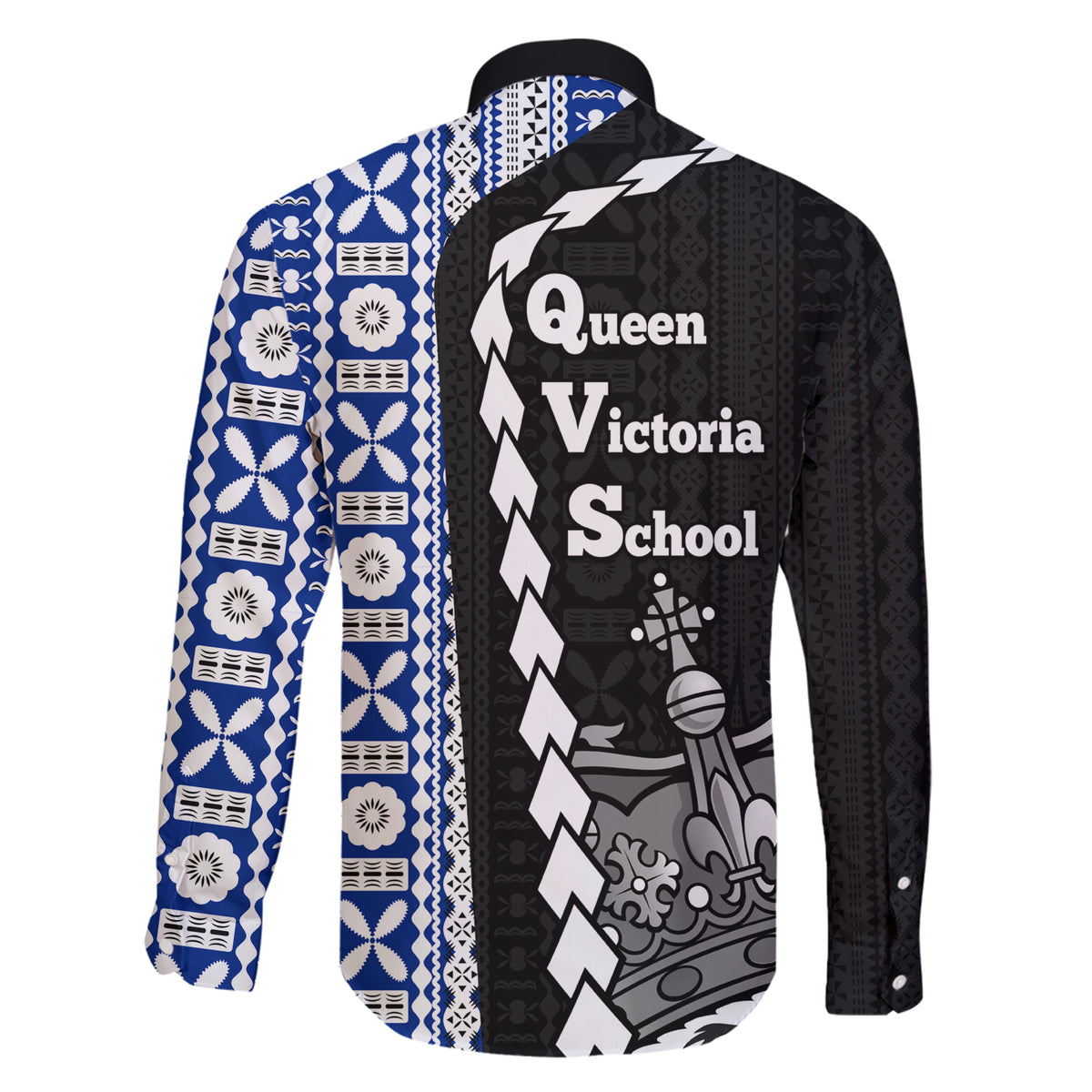 Fiji Queen Victoria School Family Matching Short Sleeve Bodycon Dress and Hawaiian Shirt Tapa and Polynesian Tribal Pattern Half Style LT03 - Polynesian Pride