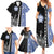 Fiji Queen Victoria School Family Matching Summer Maxi Dress and Hawaiian Shirt Tapa and Polynesian Tribal Pattern Half Style LT03 - Polynesian Pride