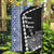 Fiji Queen Victoria School Garden Flag Tapa and Polynesian Tribal Pattern Half Style LT03 Garden Flag Black - Polynesian Pride