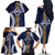 Fiji Ratu Kadavulevu School Family Matching Off Shoulder Long Sleeve Dress and Hawaiian Shirt Tapa and Polynesian Tribal Pattern LT03 - Polynesian Pride