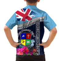 Fiji Lelean Memorial School Family Matching Puletasi Dress and Hawaiian Shirt Tapa and Polynesian Tribal Pattern LT03 - Polynesian Pride