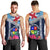 Fiji Lelean Memorial School Men Tank Top Tapa and Polynesian Tribal Pattern LT03 - Polynesian Pride