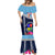 Fiji Lelean Memorial School Mermaid Dress Tapa and Polynesian Tribal Pattern LT03 - Polynesian Pride