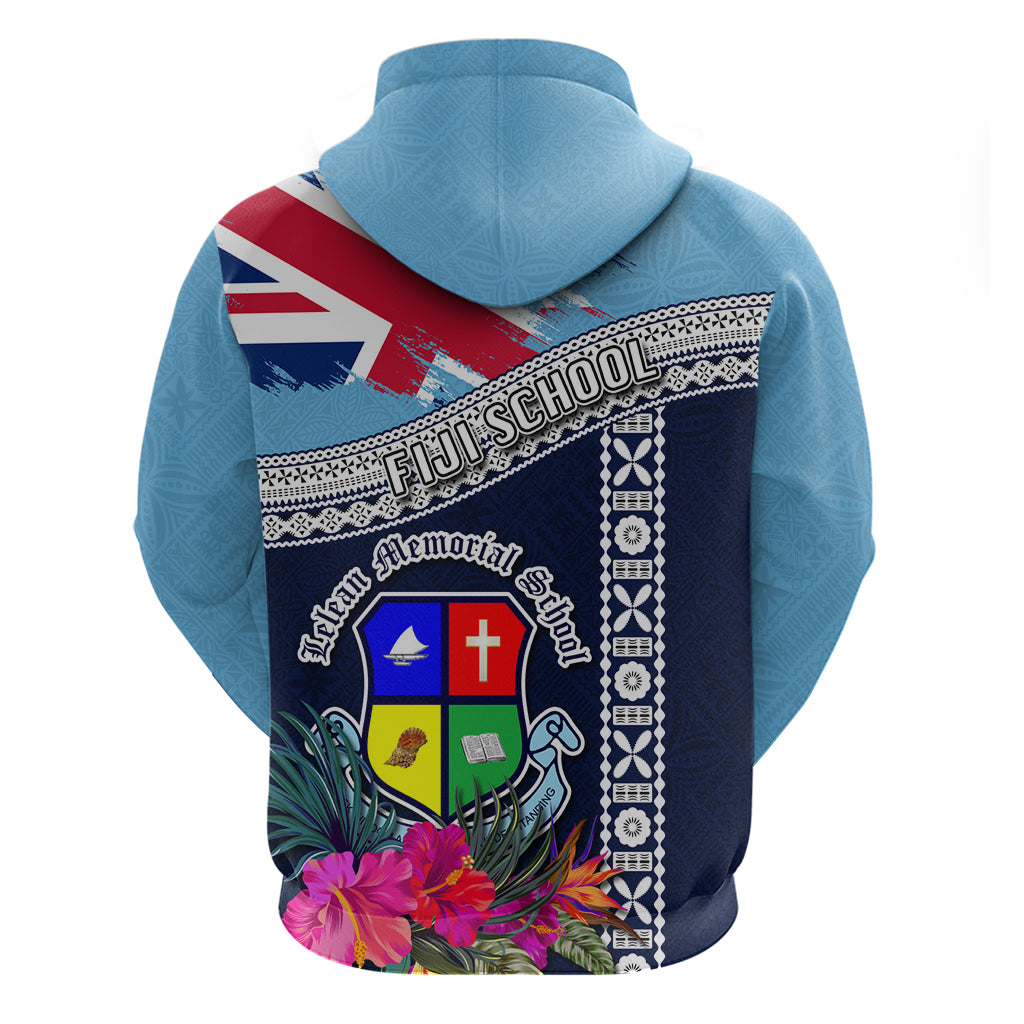 Fiji Lelean Memorial School Zip Hoodie Tapa and Polynesian Tribal Pattern LT03 - Polynesian Pride