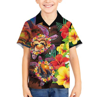 Hawaiian Sea Animals Love Couple Hawaiian Shirt Aloha Sunset Symphony LT03 - Polynesian Pride