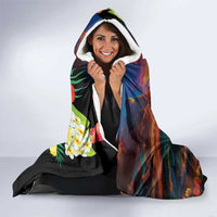 Hawaiian Sea Animals Love Couple Hooded Blanket Aloha Sunset Symphony LT03 - Polynesian Pride