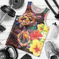 Hawaiian Sea Animals Love Couple Men Tank Top Aloha Sunset Symphony LT03 - Polynesian Pride