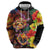 Hawaiian Sea Animals Love Couple Zip Hoodie Aloha Sunset Symphony
