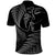 New Zealand Valentine's Day Polo Shirt Silver Fern and Line Art Love Couple