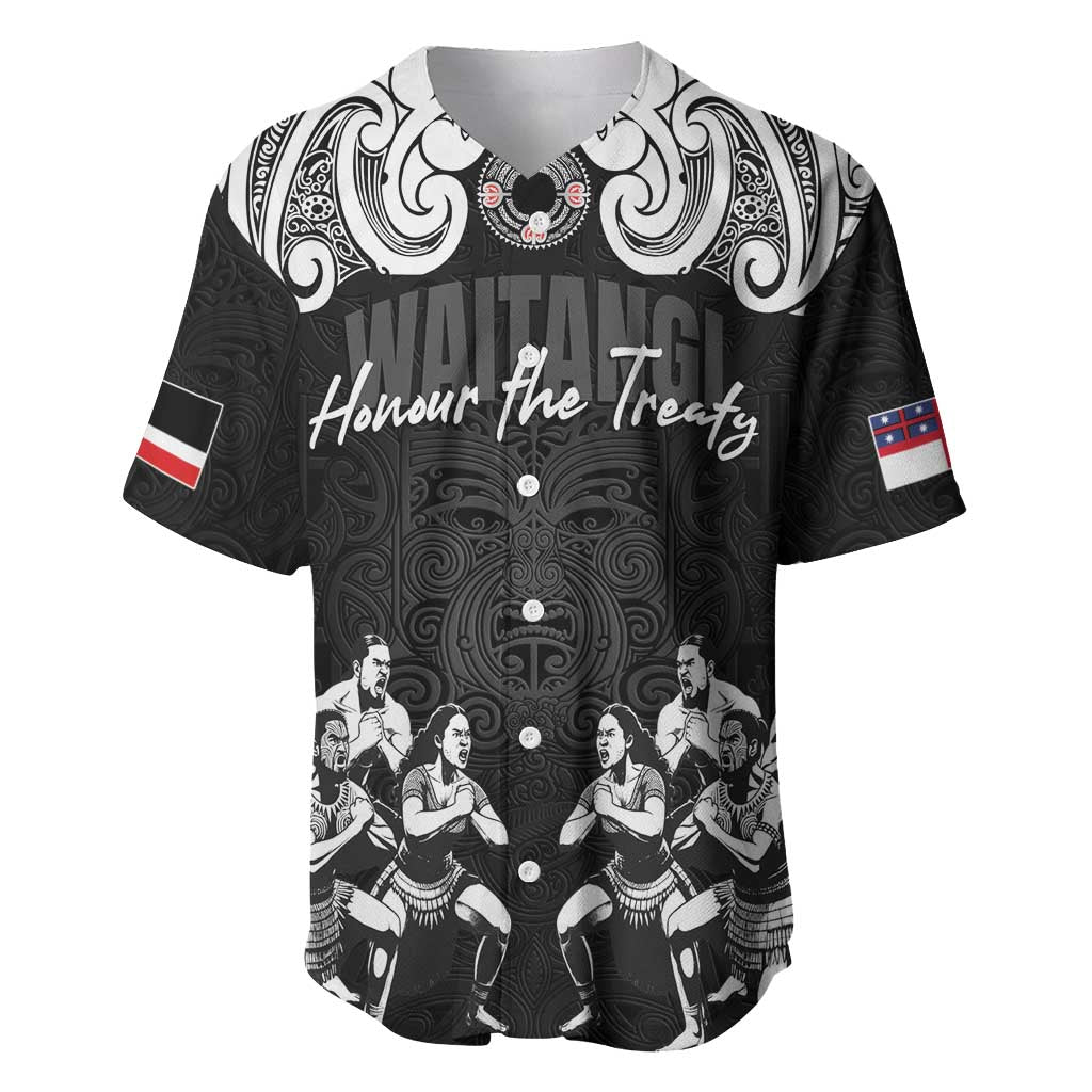 Aotearoa Waitangi Day - Toitu Te Tiriti Baseball Jersey New Zealand Honour the Treaty