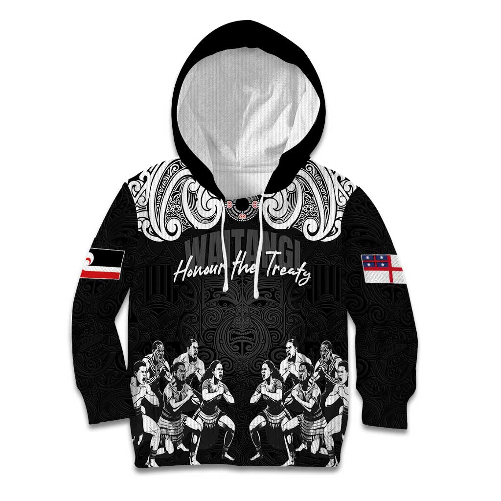 Aotearoa Waitangi Day - Toitu Te Tiriti Kid Hoodie New Zealand Honour the Treaty